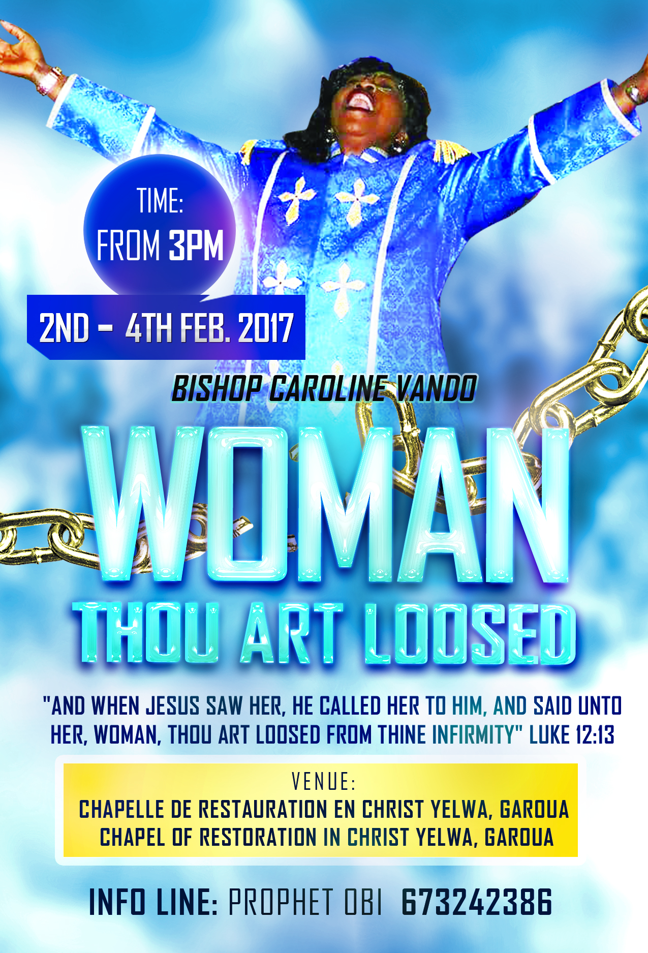 Woman Thou Art Loosed Flyer